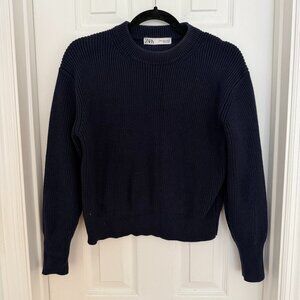 Zara Navy Sweater, small